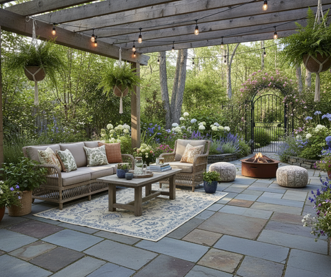 Bluestone Natural Cleft Patio Kit – 100 sq ft